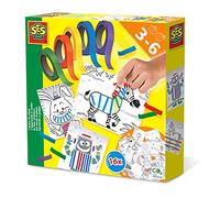 SES Creative – 14810 Aprendo a usar pegatinas – Importado de Alemania