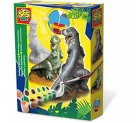 SES- Flora Divina Patrona de los Jardines, Dinosaurios. Brillante Moldea y Pinta T-Rex, Multicolor, Mittel (01283)