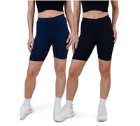 SES Leggings cortos para mujer, paquete de 2 unidades, algodón