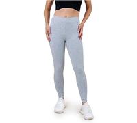 SES Leggings opacas para mujer de algodón talla 32-34 hasta 56-58 - Leggings de algodón largas para mujer con ajuste perfecto y comodidad para diversos estilos, gris, 38-40