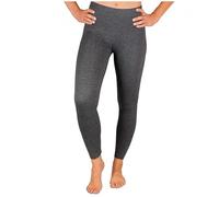 SES Leggings Opacos para Mujer de Algodón, Ajuste y Comodidad Perfectos, Aspecto Variado, Gris Antracita, Talla 50-52