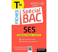 SES Tle: Tout le programme en 59 fiches, cours ultra-visuel, schémas-bilans, exercices, quiz et Grand oral