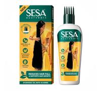sesa Aceite capilar ayurvédico, Kshir Pak Vidhi de 5000 años, Bhringraj y 17 hierbas raras con 5 aceites nutritivos, todo tipo de cabello, SIN aceite mineral 200 ml (Paquete de 1)