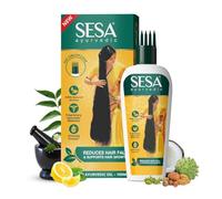 sesa Aceite capilar ayurvédico para la caída y el crecimiento del cabello | Kshir Pak Vidhi de 5000 años, Bhringraj y 17 hierbas raras con 5 aceites nutritivos 100 ml (Paquete de 1)