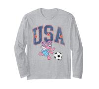 Sesame Street Abby Cadabby USA Soccer Manga Larga