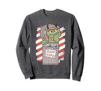 Sesame Street Bah Humbug Christmas Oscar Comic Sudadera