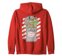 Sesame Street Bah Humbug Christmas Oscar Comic Sudadera con Capucha