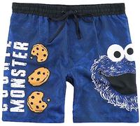 Sesame Street Barrio Sesamo Cookie Monster - Face Hombre Bañador Azul L 100% poliéster (Reciclado)