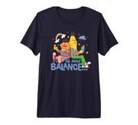 Sesame Street Bert and Ernie All About Balance Camiseta Premium
