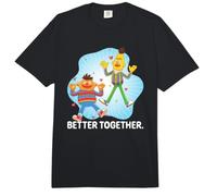 Sesame Street Bert and Ernie Better Together Comfort Colors Adult Heavyweight T-Shirt