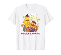 Sesame Street Bert and Ernie Patience Is A Virtue Camiseta