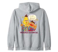 Sesame Street Bert and Ernie Patience Is A Virtue Sudadera con Capucha