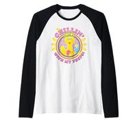 Sesame Street Big Bird Chillin' with My Peeps Camiseta Manga Raglan