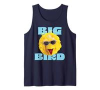 Sesame Street Big Bird Cool Face Pose, Tonos clásicos de Verano Camiseta sin Mangas