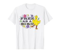 Sesame Street Big Bird Free As A Bird Camiseta