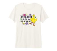 Sesame Street Big Bird Free As A Bird Camiseta Premium