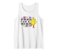 Sesame Street Big Bird Free As A Bird Camiseta sin Mangas