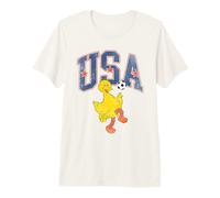 Sesame Street Big Bird USA Soccer Camiseta Premium