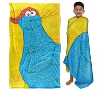 Sesame Street Big Cookie Monster On The Street Manta súper Suave con Tacto Sedoso - 91 x 147 cm