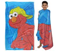 Sesame Street Big Elmo On The Street Manta súper Suave con Tacto Sedoso - 91 x 147 cm