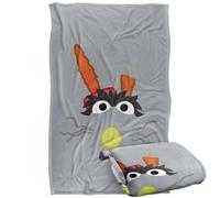 Sesame Street Big Face Benny The Bunny Manta súper Suave con Tacto Sedoso - 91 x 147 cm