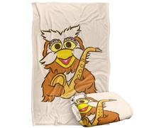 Sesame Street Big Face Hoots The Owl Manta súper Suave con Tacto Sedoso - 91 x 147 cm