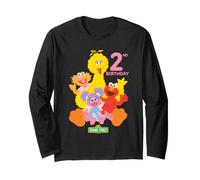Sesame Street Birthday Crew Elmo and Friends 2nd Birthday Manga Larga