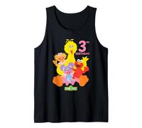 Sesame Street Birthday Crew Elmo and Friends 3rd Birthday Camiseta sin Mangas
