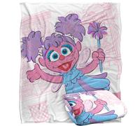 Sesame Street Blanket, 152 x 127 cm Big Abby On The Street Silky Touch Super Soft Throw Blanket