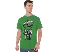 Sesame Street Can It Camiseta Unisex, Verde Kelly, XL