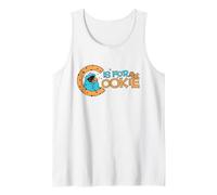 Sesame Street Cookie C Is For Cookie Monster Camiseta sin Mangas