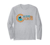 Sesame Street Cookie C Is For Cookie Monster Manga Larga