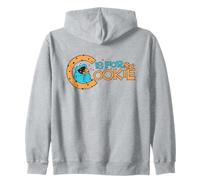 Sesame Street Cookie C Is For Cookie Monster Sudadera con Capucha
