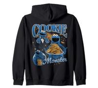 Sesame Street Cookie Monster Bootleg Style Sudadera con Capucha