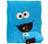 Sesame Street Cookie Monster Color Officially Licensed Silky Touch Super Soft Throw Blanket 152 x 127 cm
