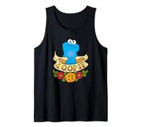 Sesame Street Cookie Monster Cookie Tattoo Camiseta sin Mangas