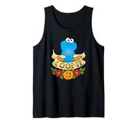 Sesame Street Cookie Monster Cookie - Tatuaje de galletas Camiseta sin Mangas