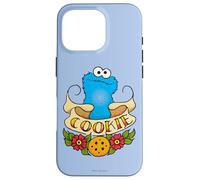 Sesame Street Cookie Monster Cookie - Tatuaje de Galletas Carcasa para iPhone 16 Pro