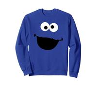 Sesame Street Cookie Monster Face Blue Sudadera