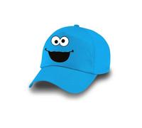 Sesame Street Cookie Monster Face Chidren's Cap, Azul, 20 x 14 cm