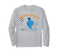Sesame Street Cookie Monster Football Team New Classic York Manga Larga