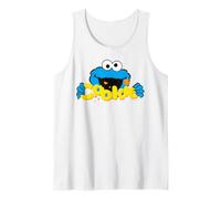 Sesame Street Cookie Monster Fun Las Mejores Galletas clásicas de Todos los Tiempos Camiseta sin Mangas