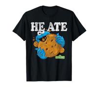 Sesame Street Cookie Monster He Ate Big Cookie Camiseta