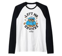 Sesame Street Cookie Monster He Ate Circle Camiseta Manga Raglan