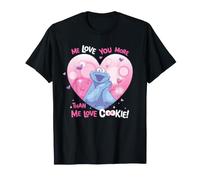 Sesame Street Cookie Monster Me Love You More Than Cookie Camiseta