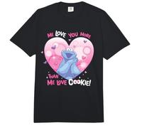 Sesame Street Cookie Monster Me Love You More Than Cookie Comfort Colors Adult Heavyweight T-Shirt