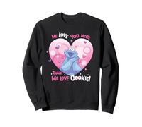 Sesame Street Cookie Monster Me Love You More Than Cookie Sudadera