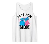 Sesame Street Cookie Monster Mother's Day M Is For Mom Camiseta sin Mangas