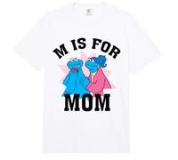 Sesame Street Cookie Monster Mother's Day M Is For Mom Comfort Colors Adult Heavyweight T-Shirt