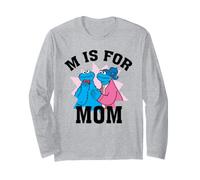 Sesame Street Cookie Monster Mother's Day M Is For Mom Manga Larga